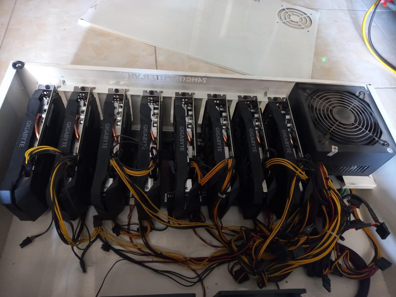 Trâu cày bitcoin tại Hải Phòng