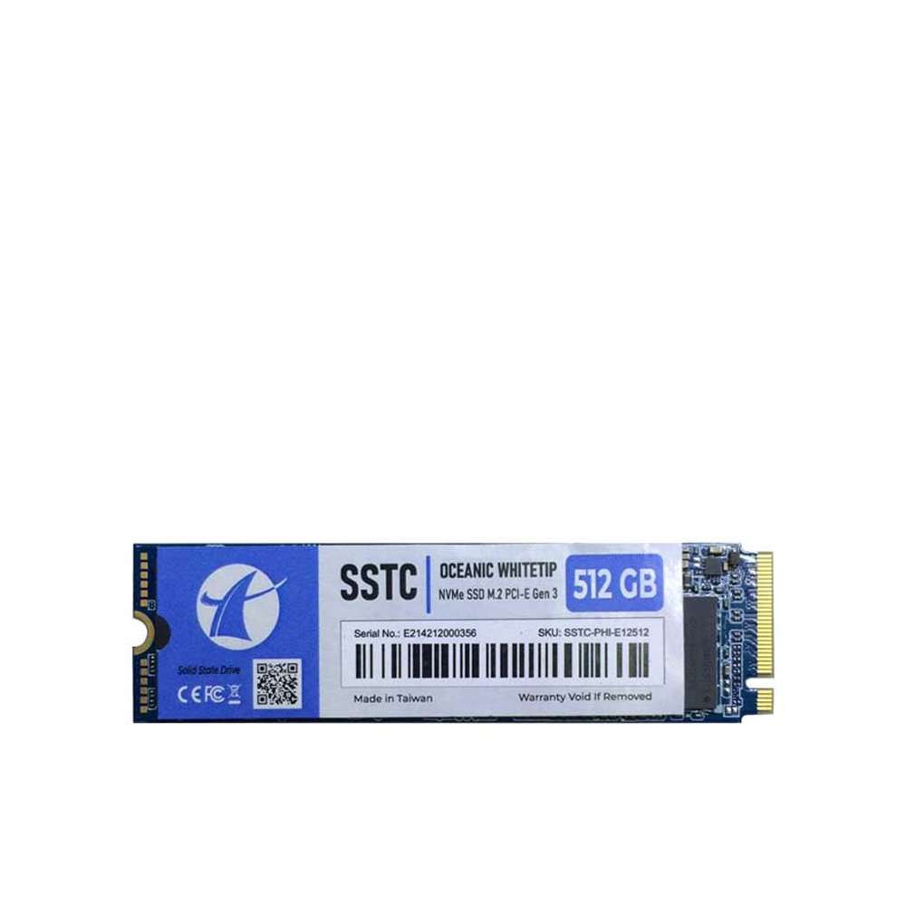 Ổ Cứng SSD 256GB SSTC Oceanic Whitetip NVMe M2 PCI-e Gen 3x4 (Đọc 2400MB/s - Ghi 1200MB/s) - (SSTC-PHI-E13256)