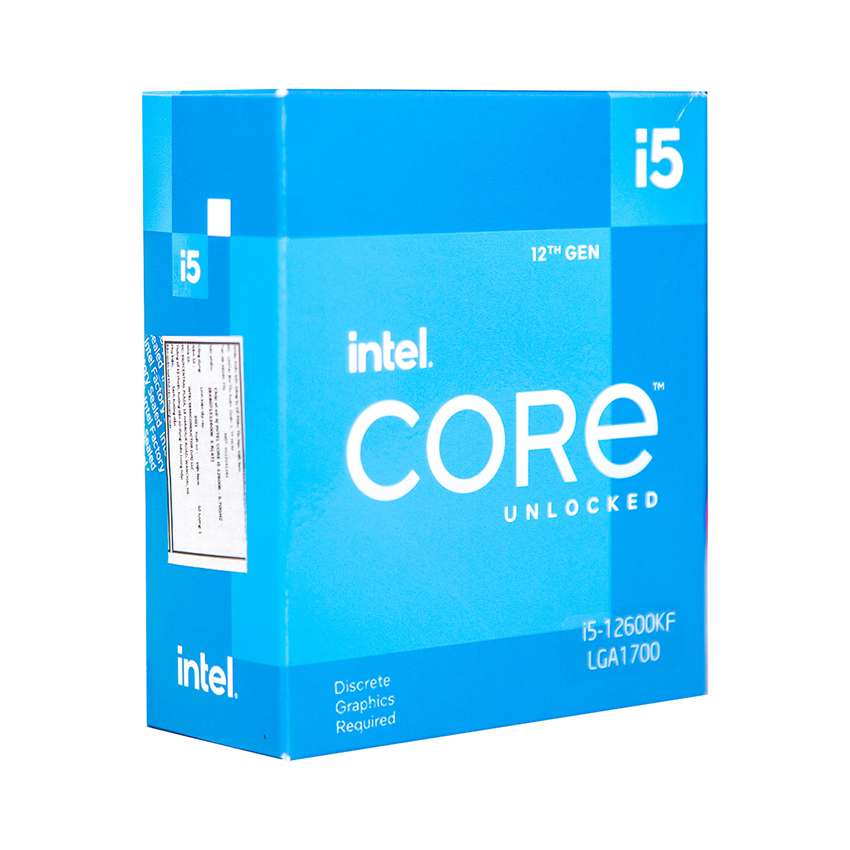 CPU Intel Core i5-12600KF (3.7GHz turbo up to 4.9Ghz, 10 nhân 16 luồng, 20MB Cache, 125W) - Socket Intel LGA 1700