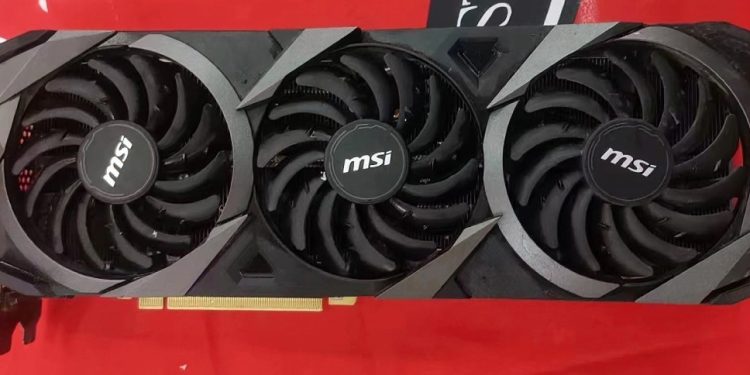 Dòng Card MSI GeForce RTX 3080 với bộ nhớ 20 GB được bày bán ở Trung Quốc với giá dưới 600 USD