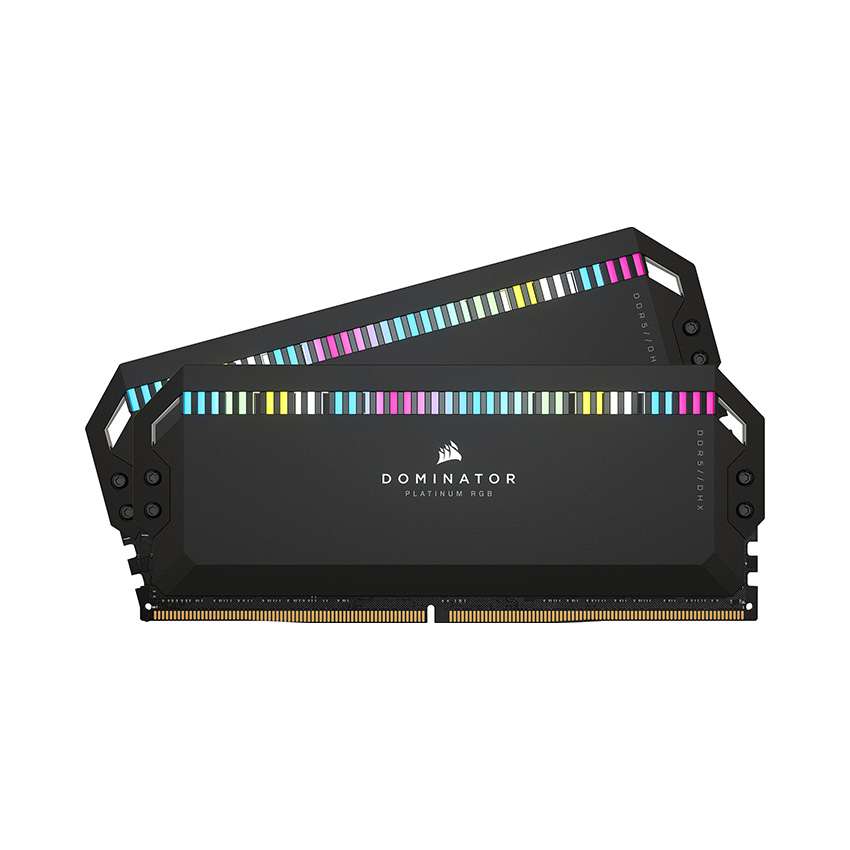 RAM DESKTOP CORSAIR DOMINATOR PLATINUM RGB BLACK (CMT64GX5M2B5200C40) 64GB (2X32GB) DDR5 5200MHZ