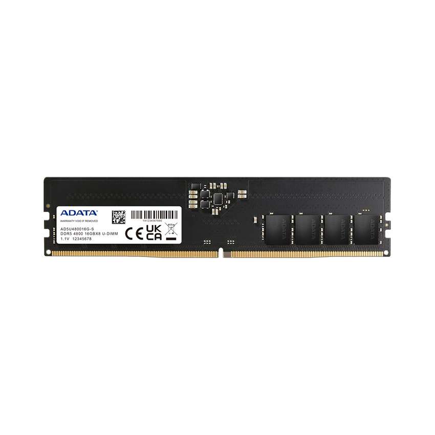RAM DESKTOP ADATA (AD5U480016G-S) 16GB (1X16GB) DDR5 4800MHZ